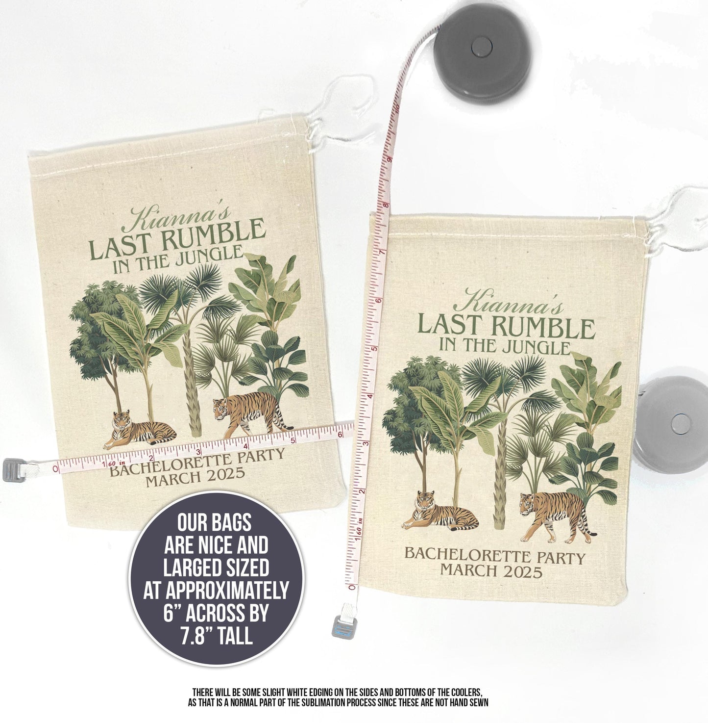 bachelorette party rumble in the jungle recovery party favors for theme jungle bachelorette party favor hangover survival kit filled / empty