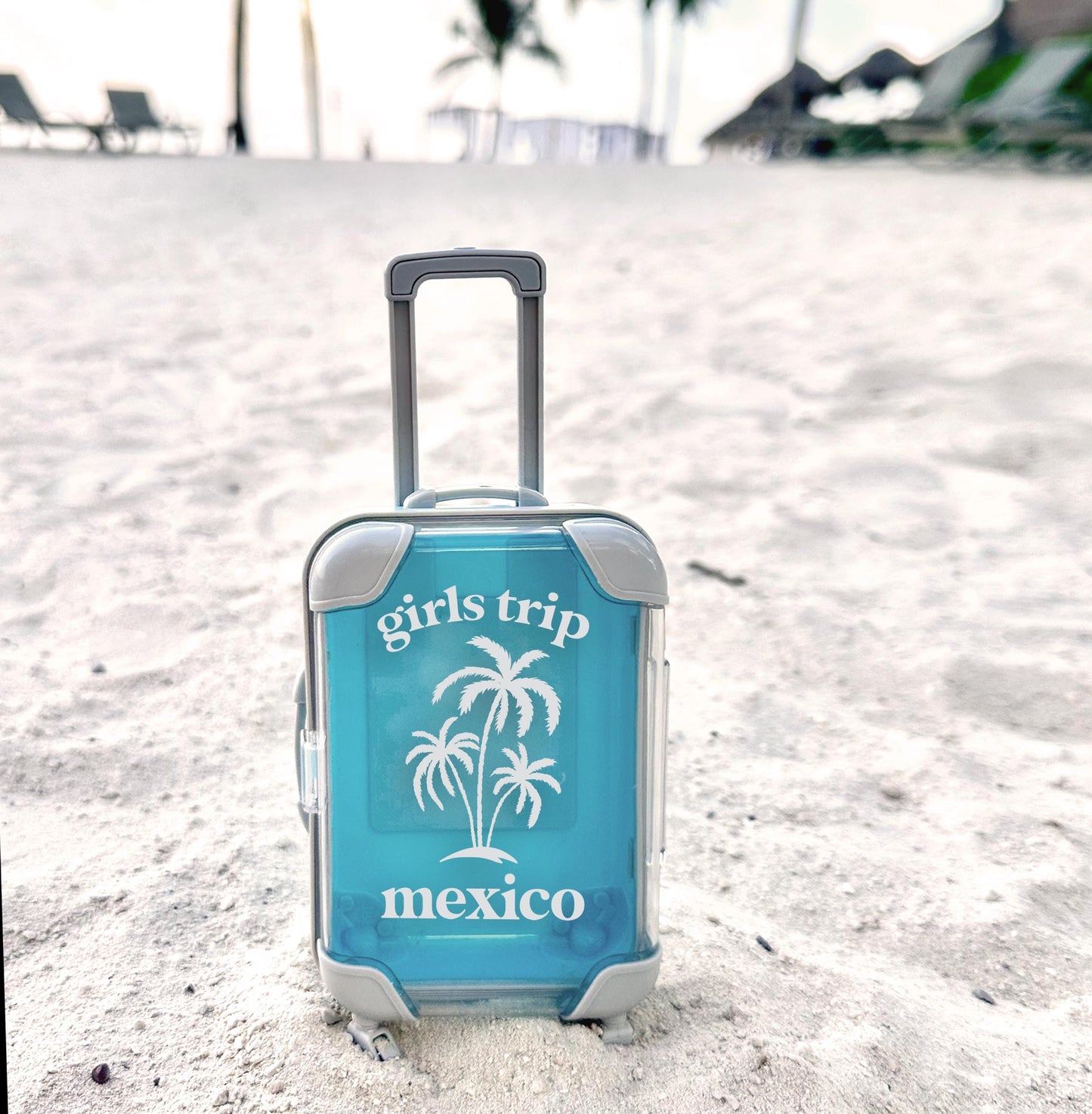 mexico girls trip travel mini suitcase party favors travel kit birthday girls destination travel kit birthday girls trip survival kit