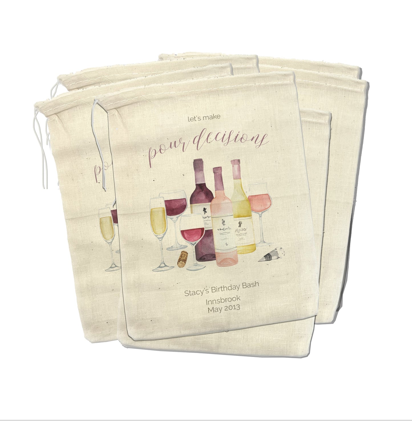 50th birthday party favors hangover kit survival kit winery themed birthday party hangover rally kit bag for the morning after the party