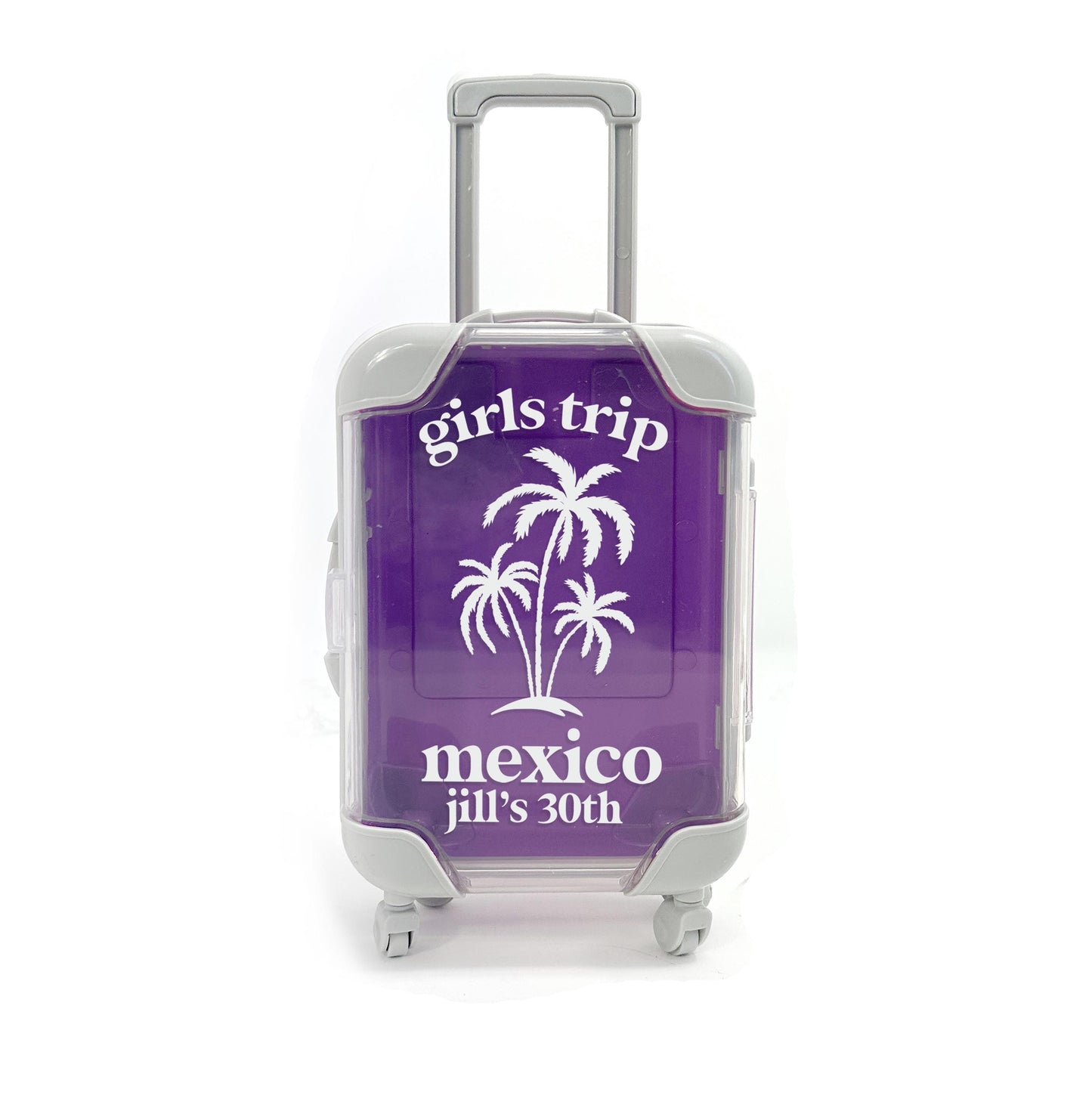 mexico girls trip travel mini suitcase party favors travel kit birthday girls destination travel kit birthday girls trip survival kit