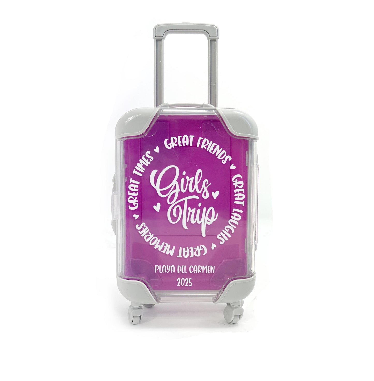 girls trip travel mini suitcase party favors hangover recovery kit birthday girls destination travel kit birthday girls trip survival kit