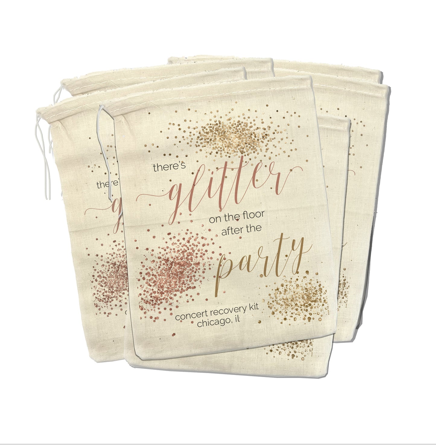 glitter on the floor after the party recovery kit survival kit party kit for bachelorette party concert taylor swift fun concert favor gifts
