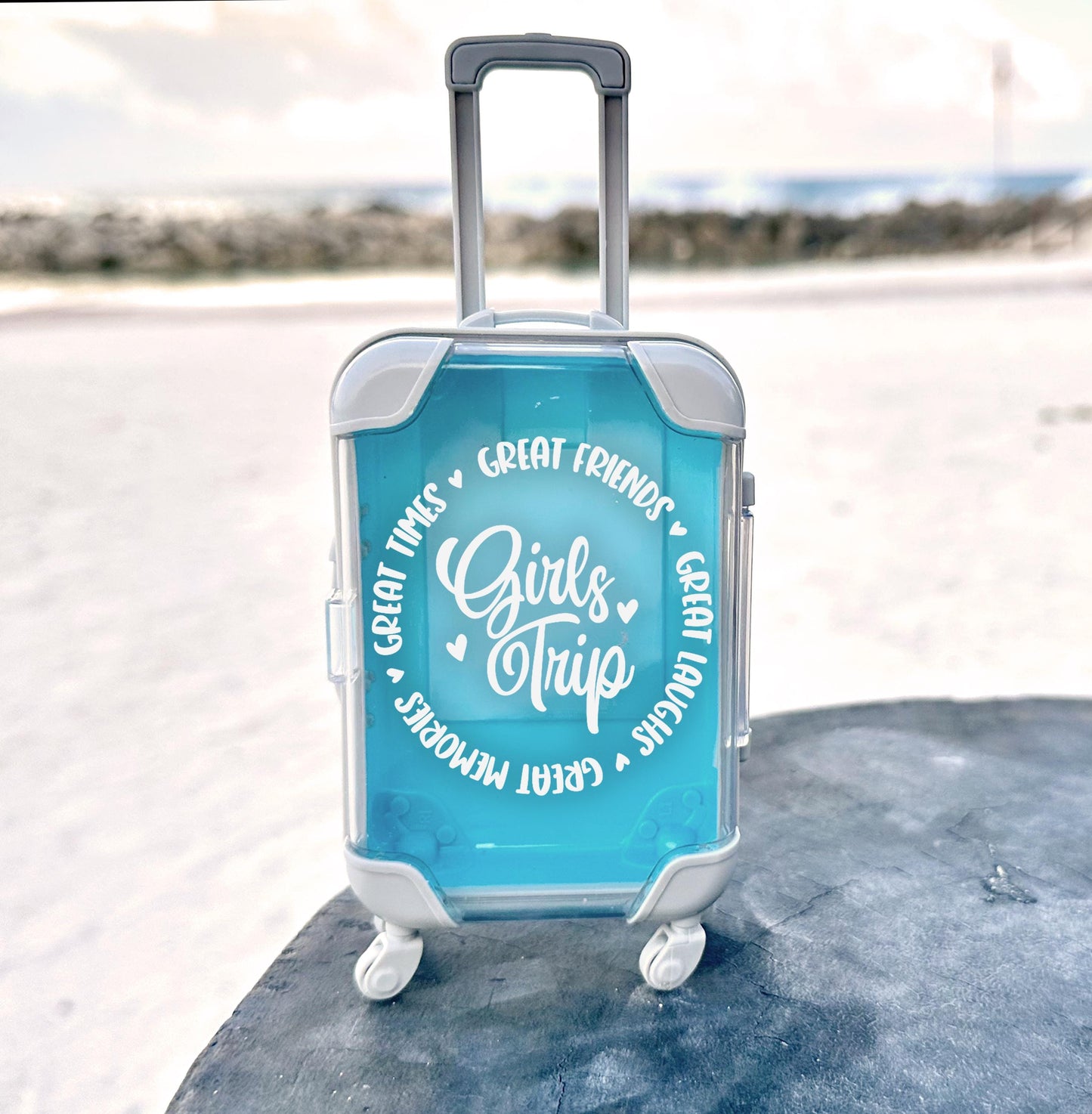 girls trip travel mini suitcase party favors hangover recovery kit birthday girls destination travel kit birthday girls trip survival kit