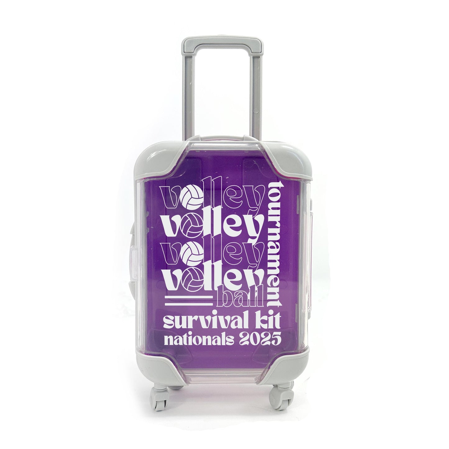 volleyball tournament nationals competition survival kit cute travel mini suitcase favor kit for club volleyball favors nationals 2025