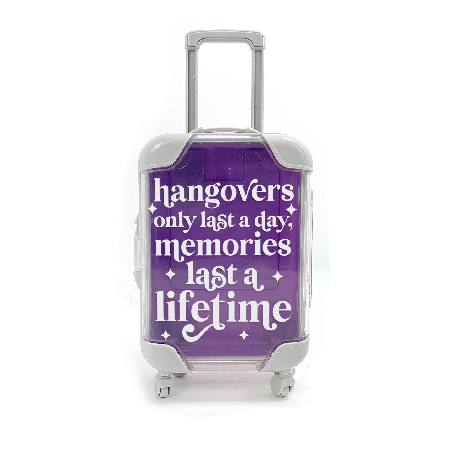memories last a lifetime hangover recovery kit mini suitcase bachelorette birthday parties recover hangover kits with or without supplies