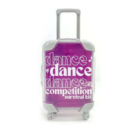 dance competition survival kit cute travel competition mini suitcase favor kit for dancers travel dance competition care kit  favor