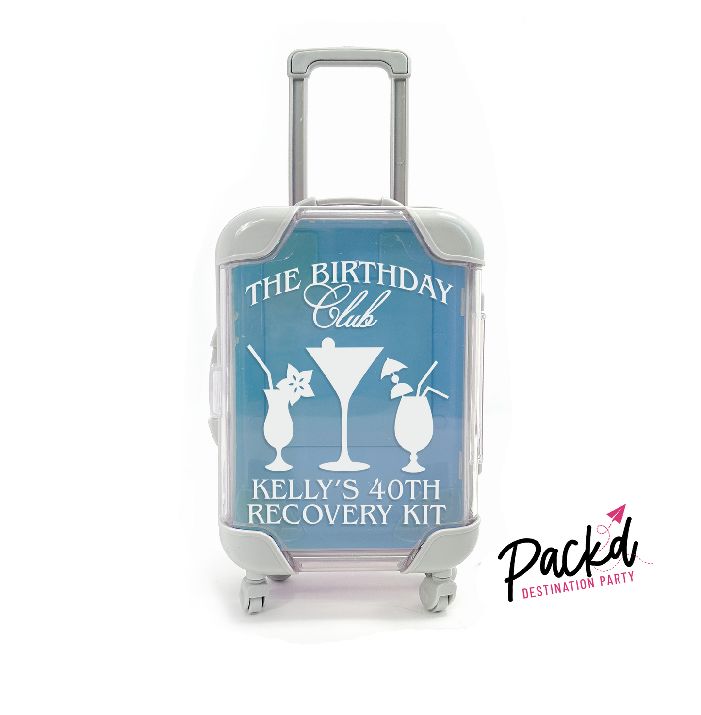the birthday club hangover kit bachelorette party favors social club mini suitcase recovery kit party favors 30th 40th 50th birthday trips
