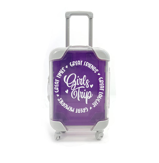 girls trip travel mini suitcase party favors hangover recovery kit birthday girls destination travel kit birthday girls trip survival kit