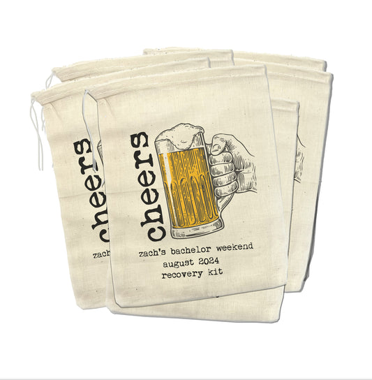 bachelor party beer cheers drinks hangover kit bachelor party birthday party milestone birthday trip hangover kit beer bachelor party favors