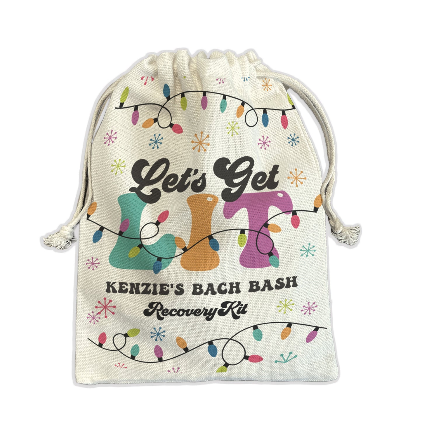 holiday survival recovery kit christmas themed bachelorette party let's get lit christmas holiday survival recovery hangover kit holidays