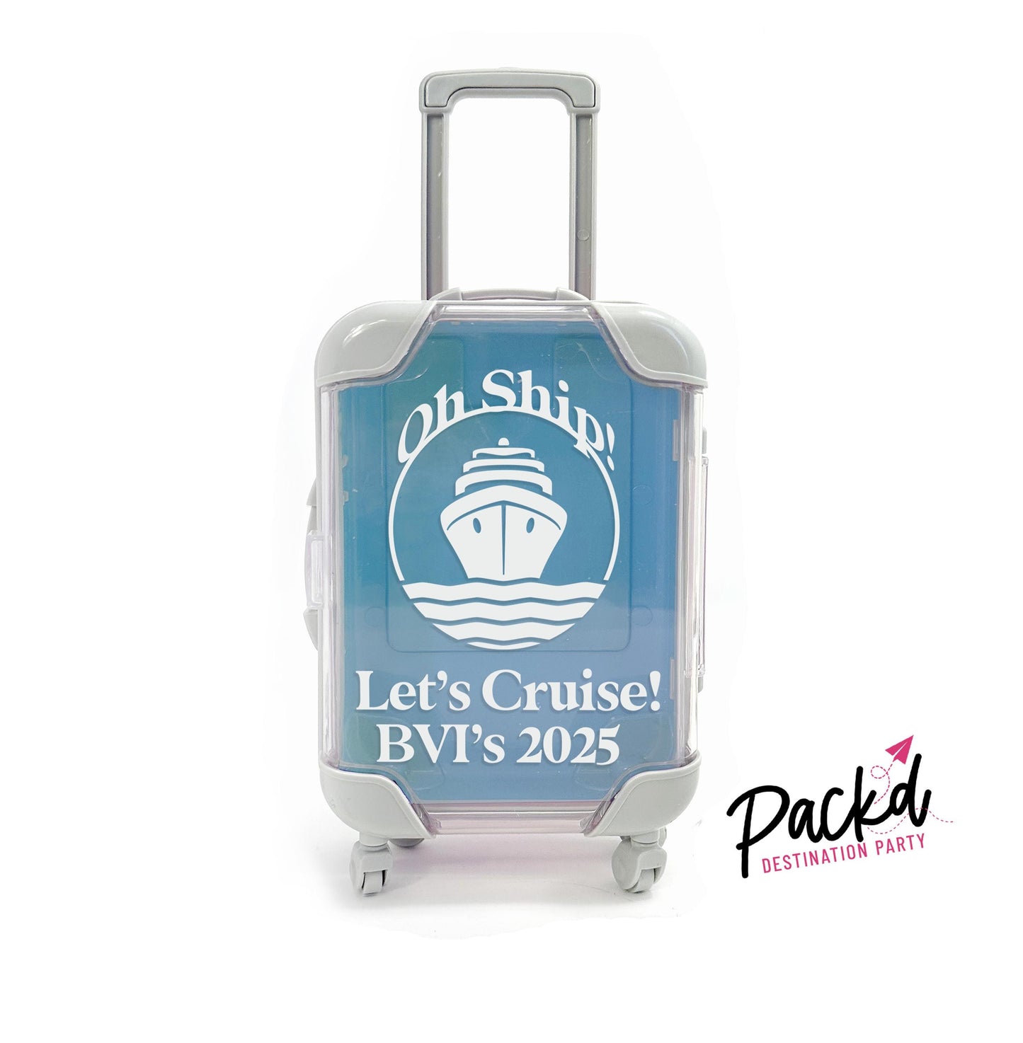 Cruise Kit Mini Suitcase Favors | Travel Gift Bags for Cruise Friends & Travel Partners