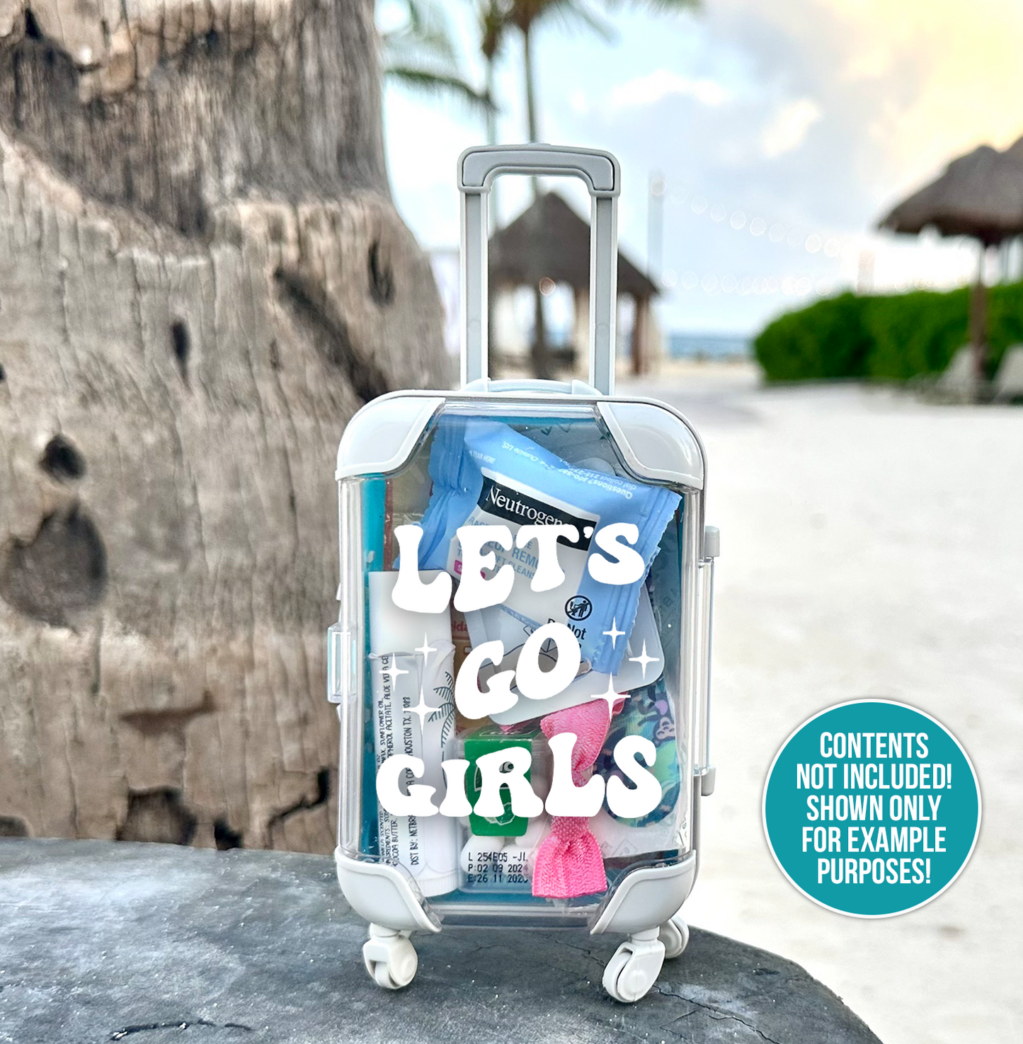 nashville party hangover kit mini suitcase hangover lets go girls filled or unfilled luggage recovery hangover bachelorette birthday bags