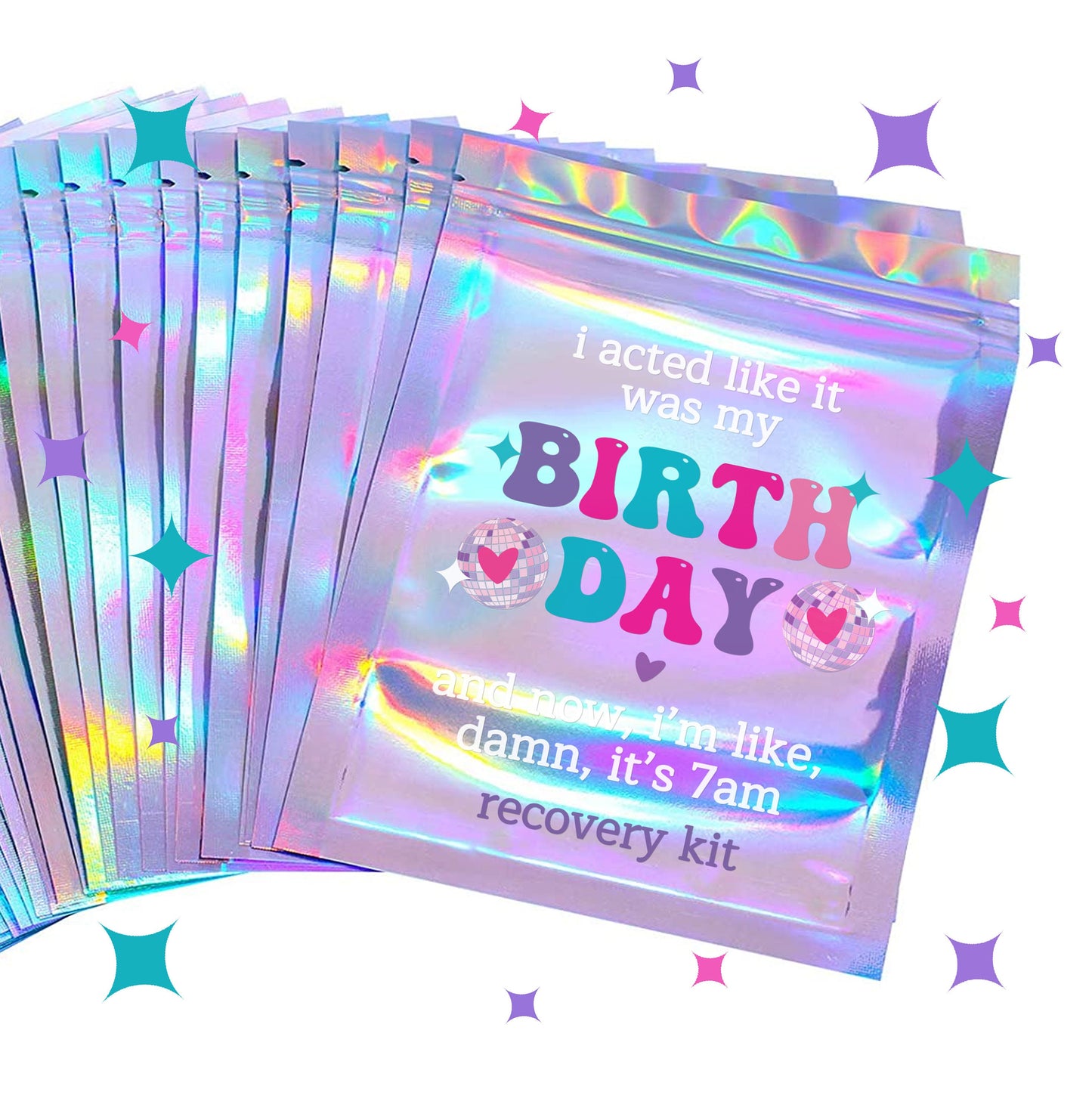 i act like it's my birthday recovery kit funny 21st 30th birthday party favors hangover destination birthday funny taylor inspired birthday