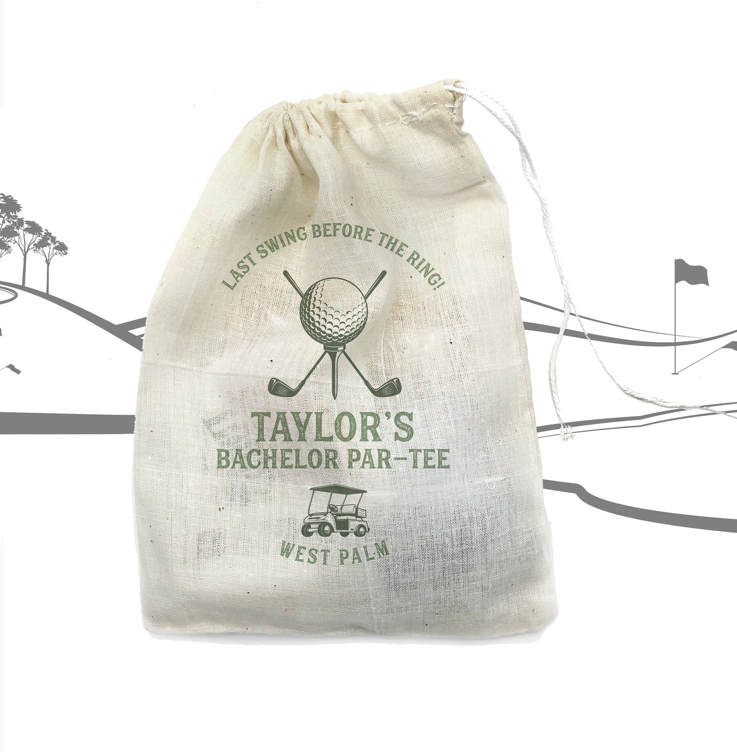 Last Swing Before Ring Golf Hangover Kit | bachelor party | Golf par-tee | milestone birthday trip hangover kit beer bachelor party favors