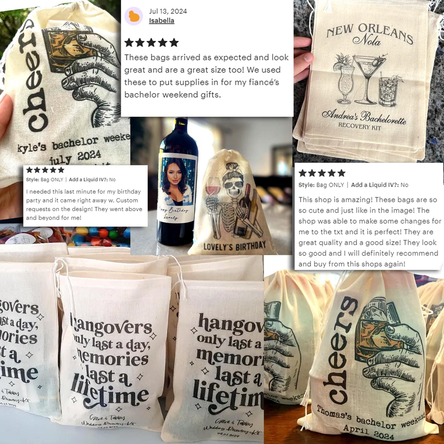 Bachelorette Party Recovery Kit Bags The Bach Club Bachelorette Custom Bachelorette Favors Personalized Luxury Bachelorette Social Club Bach