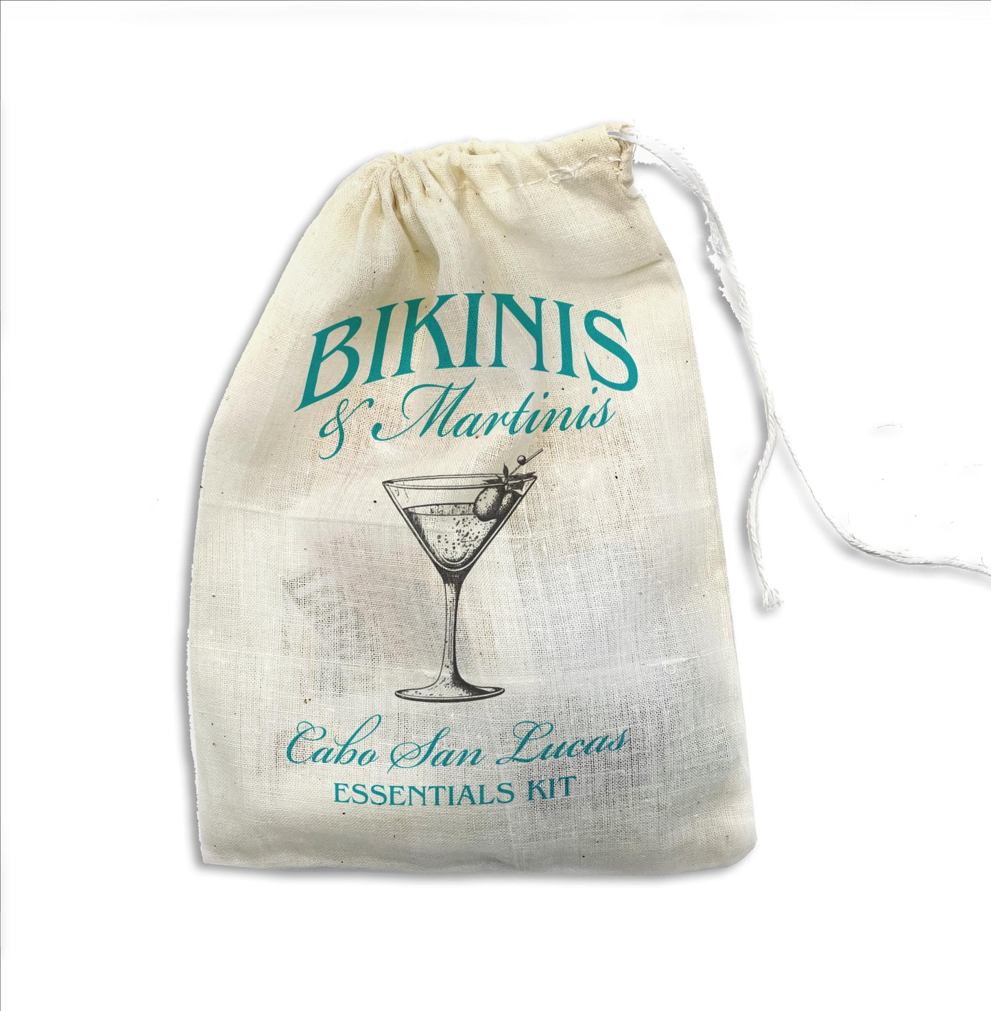 bikinis and martinis and matrimony bachelorette theme party favors kit bags fill yourself with all your bachelorette party essentials kit