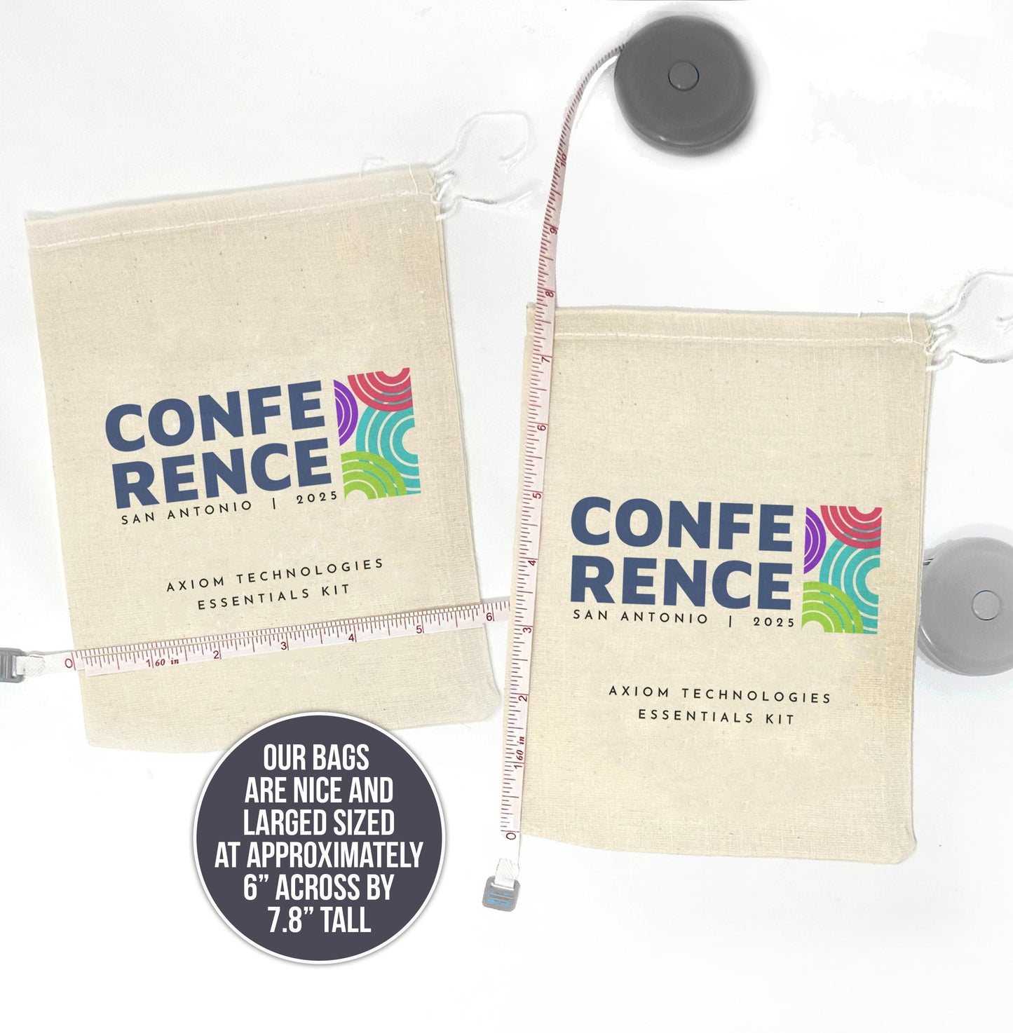 custom convention conference kit bags for companies corporations employee essentials kits travel kits survival kits with your logo custom