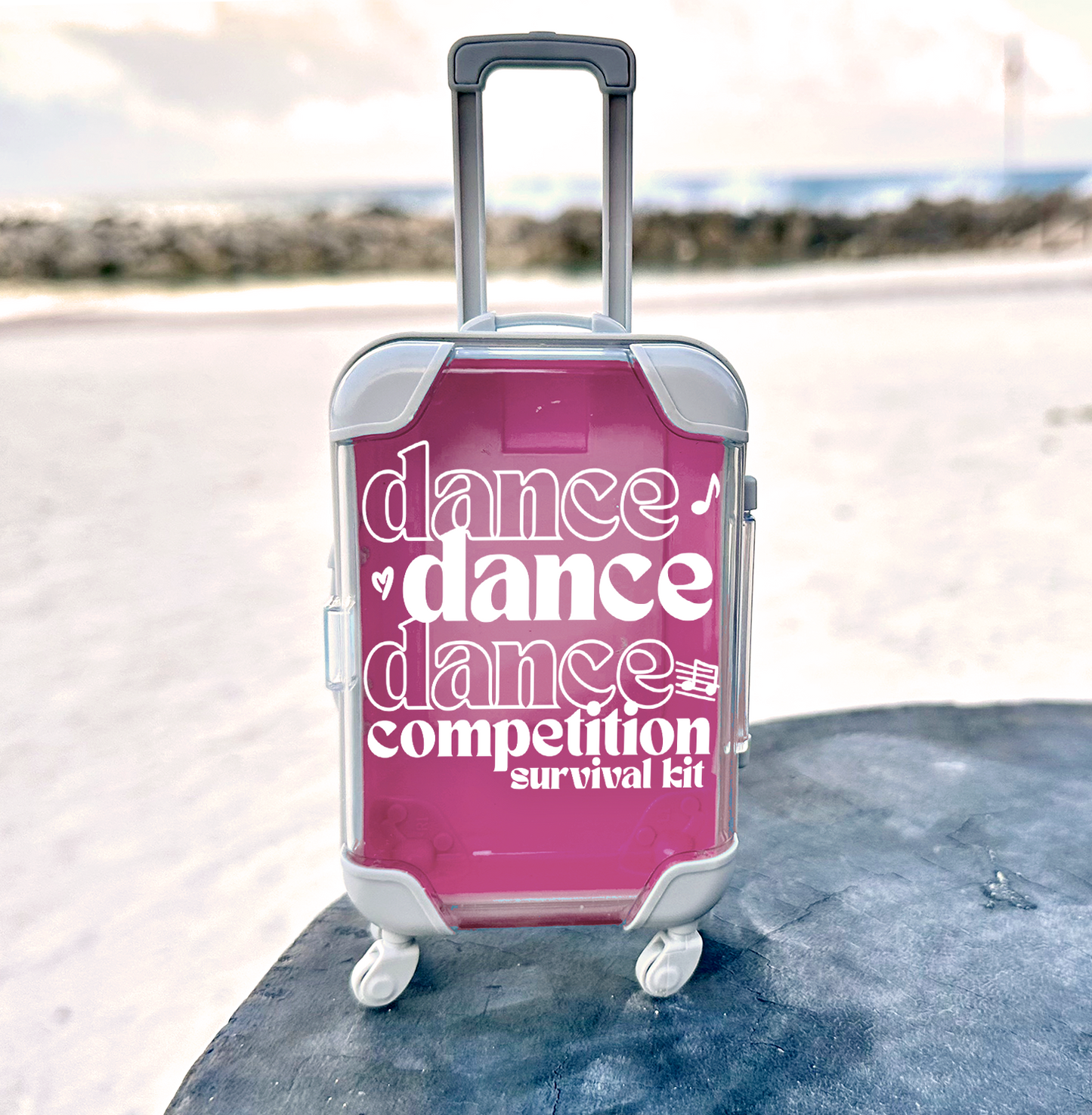 dance competition survival kit cute travel competition mini suitcase favor kit for dancers travel dance competition care kit  favor